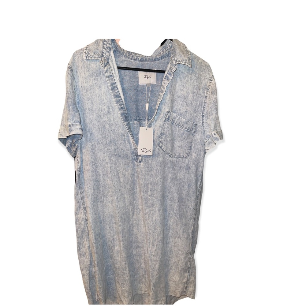 Rails Valerie Raw Hem Shirtdress